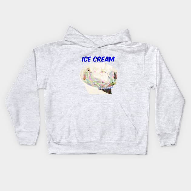 Ice Cream Kids Hoodie by LordSelrahc